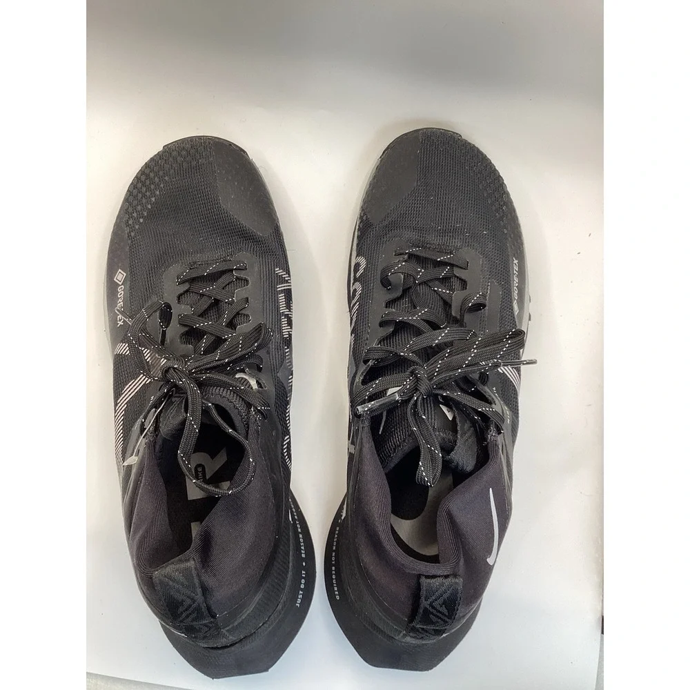 Size 9 - Nike React Pegasus Trail 4 GORE-TEX Black Reflect Silver